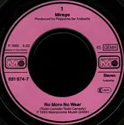 7inch Vinyl Single - Mirage - No More No War