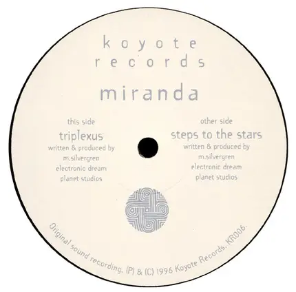 Miranda - Steps To The Stars / Triplexus