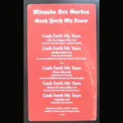 Miranda Sex Garden - Gush Forth My Tears