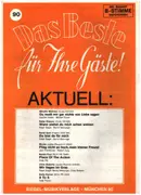 Sheet Music - Mireille Mathieu / Katja Ebstein / Karel Gott a.o. - Das Beste für Ihre Gäste 90