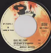 7inch Vinyl Single - Mireille Mathieu - Celui Que J'Aime