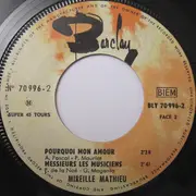 7inch Vinyl Single - Mireille Mathieu - Qu'Elle Est Belle - Original French EP