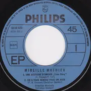 7inch Vinyl Single - Mireille Mathieu - Une Histoire D'Amour - EP