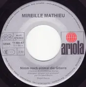 7'' - Mireille Mathieu - Nimm noch einmal die Gitarre / S'agapo