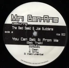 miri ben-ari - You Can Get It From Me (Remix) / Move Em' Out