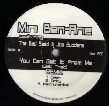 Miri Ben-Ari - You Can Get It From Me (Remix) / Move Em' Out
