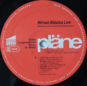 LP - Miriam Makeba - Live