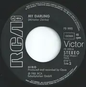 7inch Vinyl Single - Miroslav Žbirka - The Love Song / My Darling