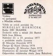 LP - Miroslav Horníček - Chvála Pohybu