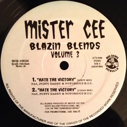 Mister Cee Featuring DJ Cipha Sounds - Blazin Blends Volume 3
