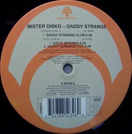 Mister Disko - Daddy Strange