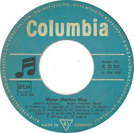 Mister Martin's Band - Sissy Blues