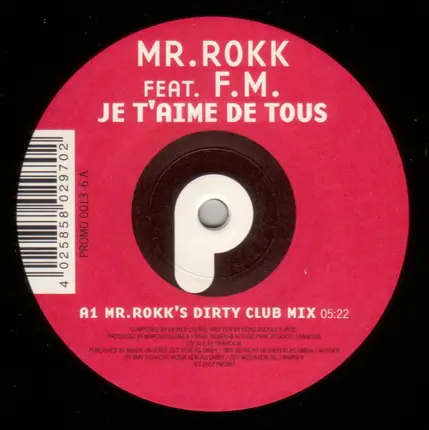 Mister Rokk - Je T'aime De Tous