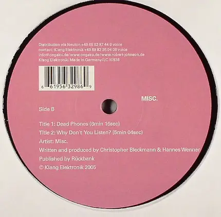 Misc. - Hey Du!