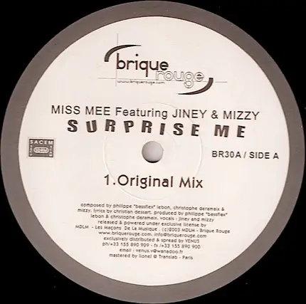 Miss Mee Featuring Jiney & Mizzy - Surprise Me