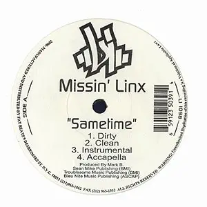 Missin' Linx - Sametime / Can´t Be Stop