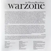 LP - Missing Brazilians - Warzone - clear vinyl
