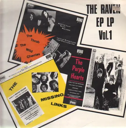 Missing Links, Purple Hearts, Wild Cherries, Throb - The Raven EP LP Vol. 1