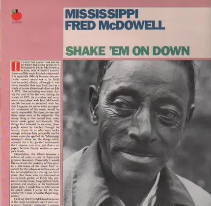 Mississippi Fred McDowell - Shake 'Em On Down