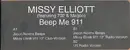 12'' - Missy Elliott Featuring 702 & Magoo - Beep Me 911