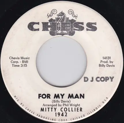 Mitty Collier - For My Man / Help Me