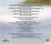 CD Single - Mitch Malloy - Nobody Wins In This War