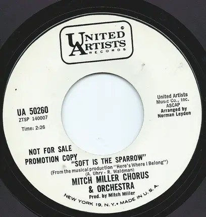 Mitch Miller And His Orchestra And Chorus - Waking Up Sun
