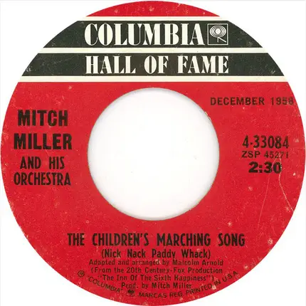 Mitch Miller And His Sing-Along Chorus - Do-Re-Mi / The Children's Marching Song