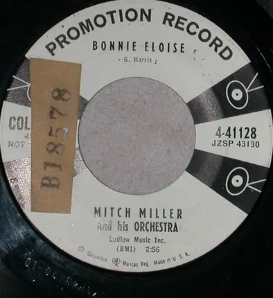 Mitch Miller & His Orchestra - Ginny, My Joy / Bonnie Eloise
