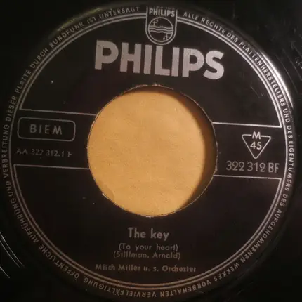 Mitch Miller & His Orchestra - Rock-A-Bye In Beardland / The Key (To Your Heart)