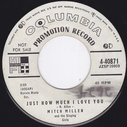 Mitch Miller - Just How Much I Love You