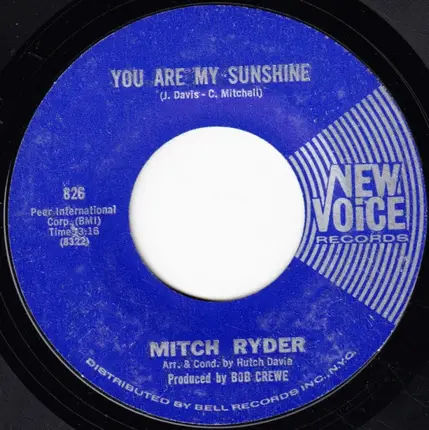 Mitch Ryder - You Are My Sunshine