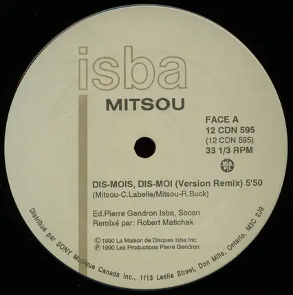 Mitsou - Dis-Mois, Dis-Moi