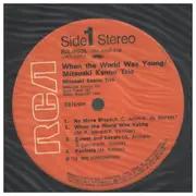 LP - Mitsuaki Kanno Trio - When The World Was Young