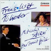 CD - Mitsuko Shirai , Hartmut Höll - Franz Liszt: 16 Lieder