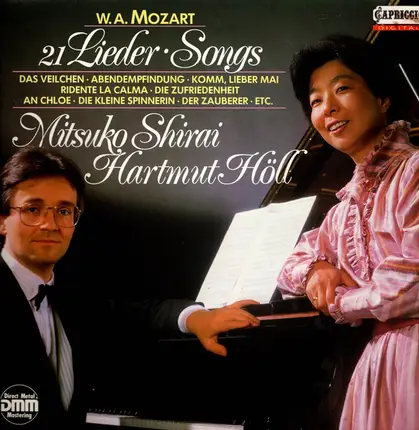 Mitsuko Shirai , Hartmut Höll - W. A. Mozart: 21 Lieder / Songs