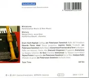 CD - Mixtura , Margit Kern , Katharina Bäuml - Miniatures (Renaissance Music & New Music) - Digipak