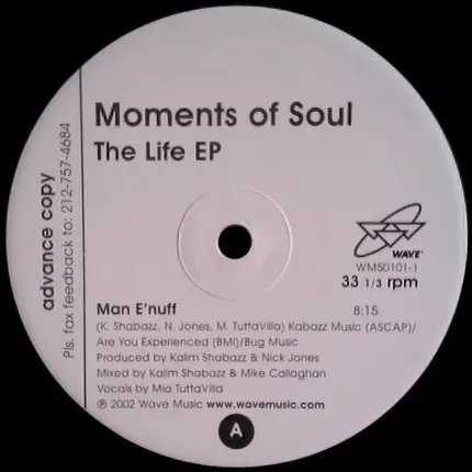 Moments Of Soul - The Life EP