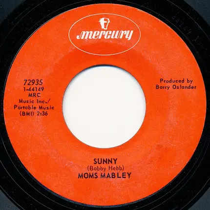 Moms Mabley - Abraham, Martin And John / Sunny