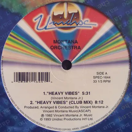 Montana Orchestra / Montana Sextet - Heavy Vibes / #1 Dee Jay