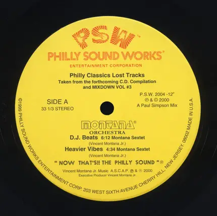 Montana Orchestra - Philly Classics Lost Tracks