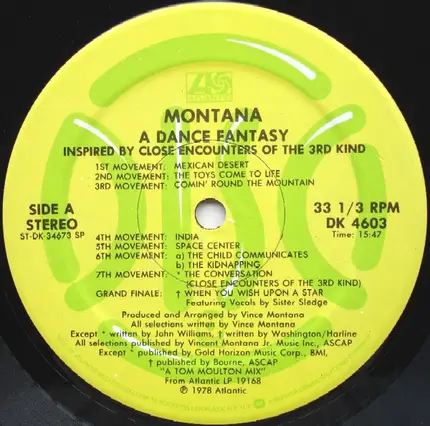 Montana - A Dance Fantasy / Warp Factor II