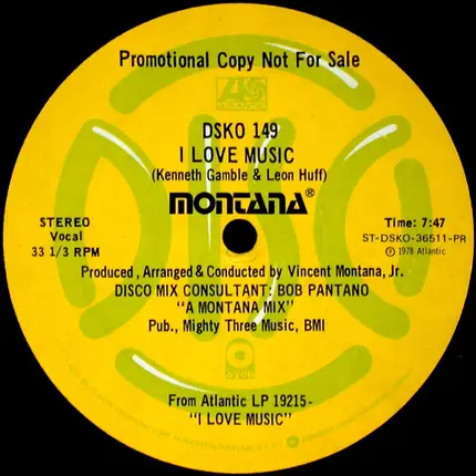 Montana - I Love Music / You Know How Good Is It