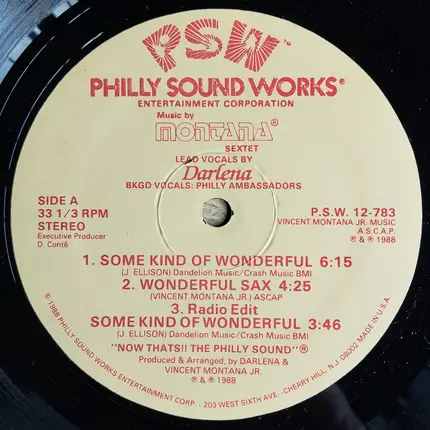 The Montana sextet - Some kind of wonderful