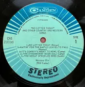 LP - Montana Slim - No Letter Today