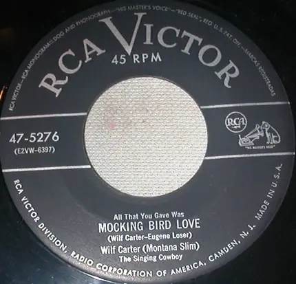 Montana Slim - Sleep Little One Sleep / Mocking Bird Love