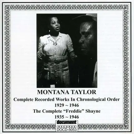 Montana Taylor - 1929 - 1946