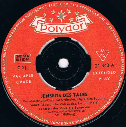 Montanara Chor - Jenseits Des Tales