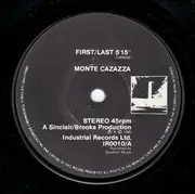 7'' - Monte Cazazza - Something For Nobody
