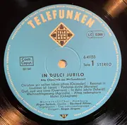 LP - Monteverdi-Chor Hamburg • Jürgen Jürgens - In Dulci Jubilo. Alte Chormusik Zur Weihnachtszeit